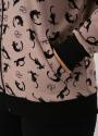 Костюм женский трикотажный - 31 бежевый с капюшоном - Nicole Collection- Изображение 4